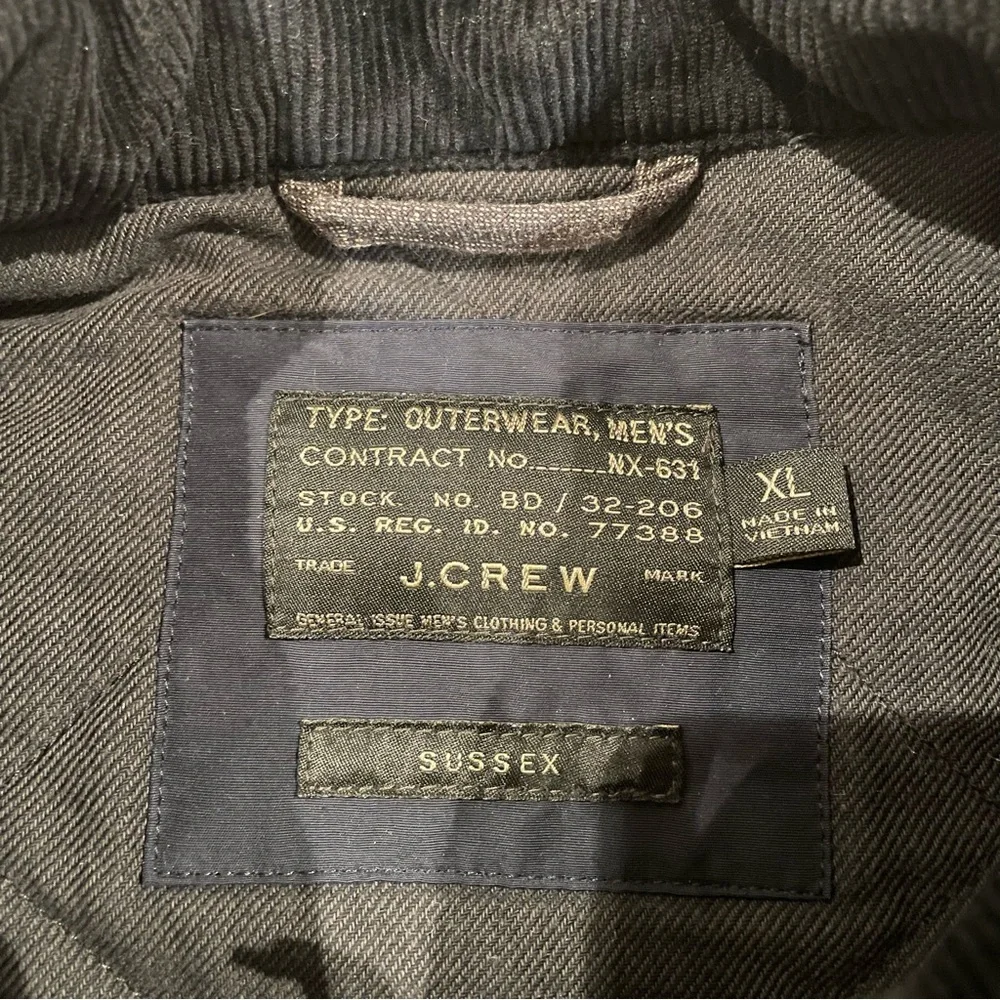 J. Crew Men's Sussex Quilted Jacket (Navy) - Size XL